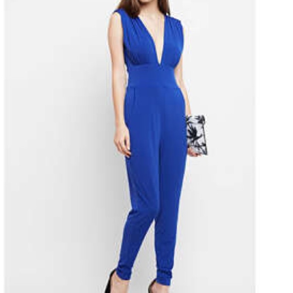 *NEW* South Moon Under Deep V Jumpsuit - Blue L